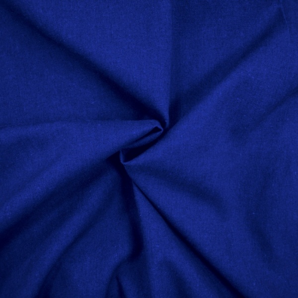 Linen Mix - Royal Blue